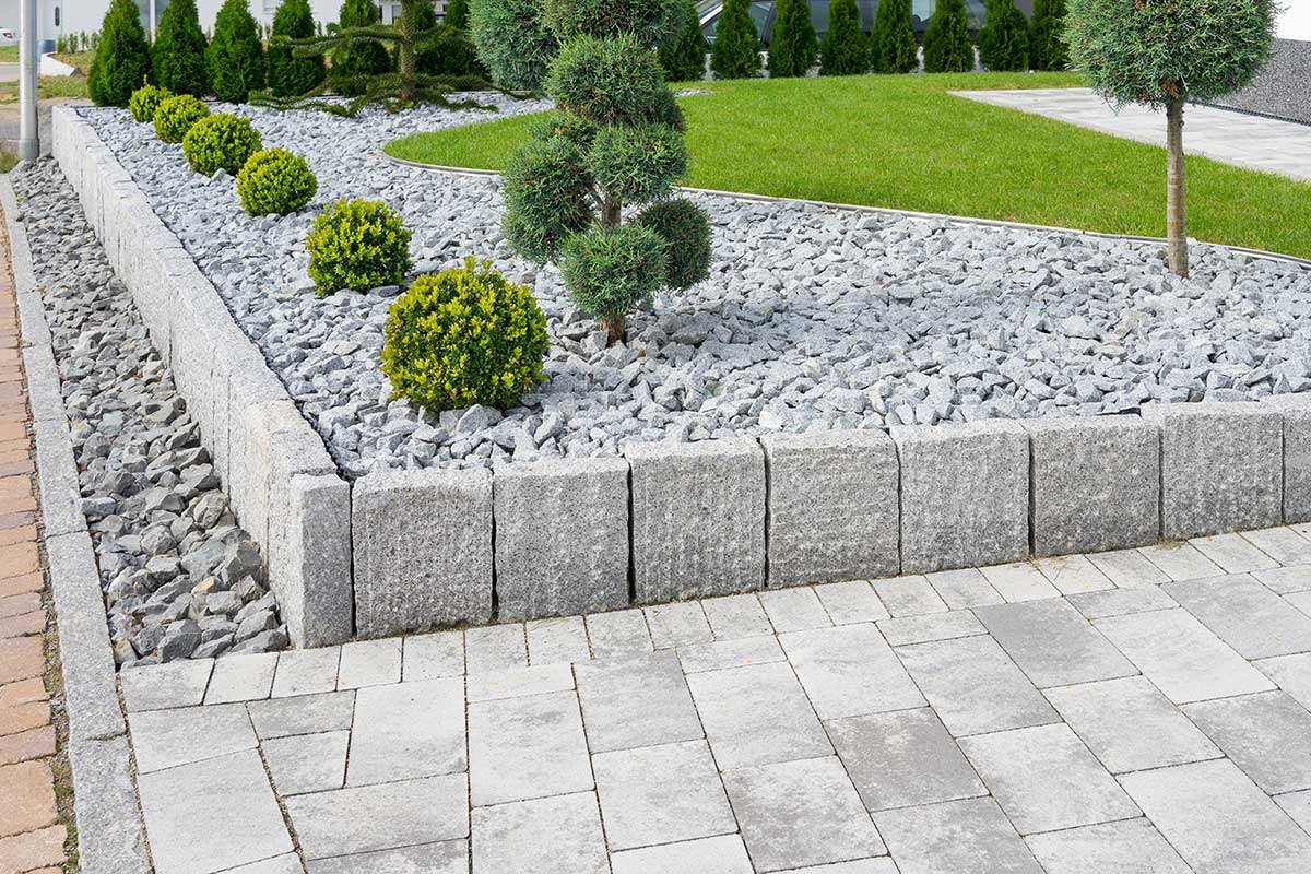 landscaping and decking